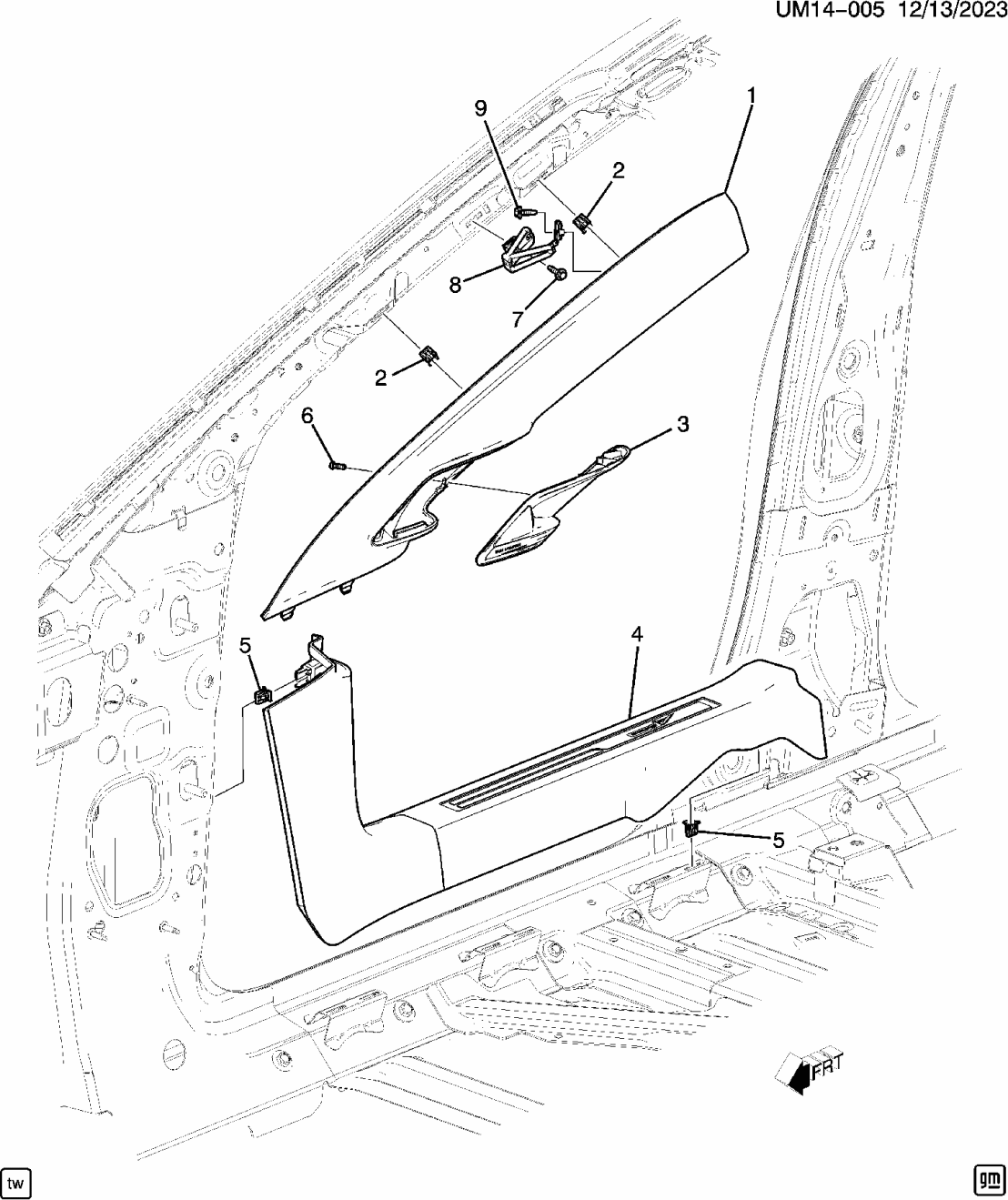11549362 Acura CLIP, W/S MLDG