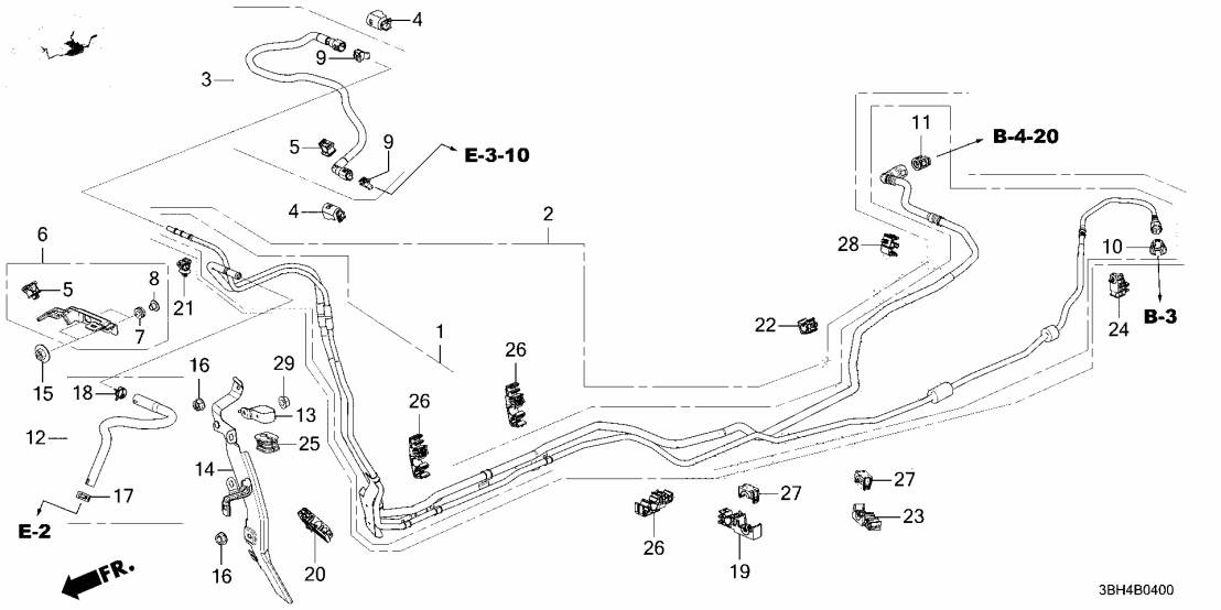 16050-3BH-A00 Acura PIPE SET, FUEL