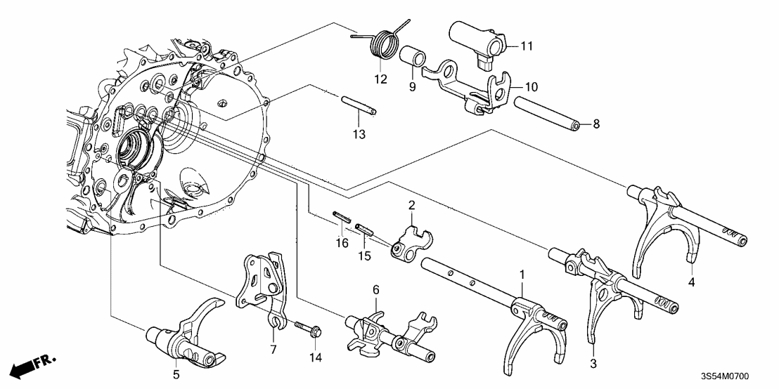 24201-57A-000 Acura Fork (5-6)