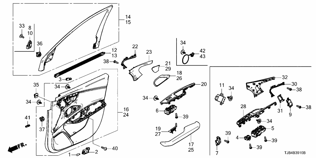 35750-TJB-C12 Acura SWITCH ASSY.