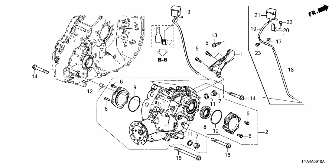 29000-61D-070 Acura PTU ASSY.