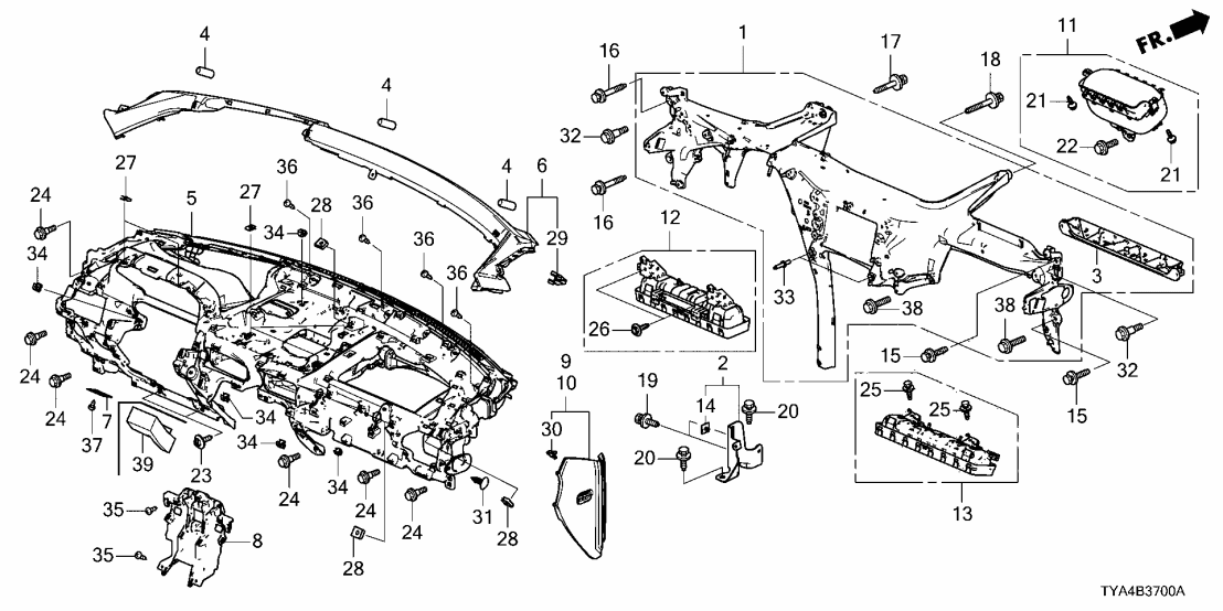 61300-TYA-A03 Acura BEAM