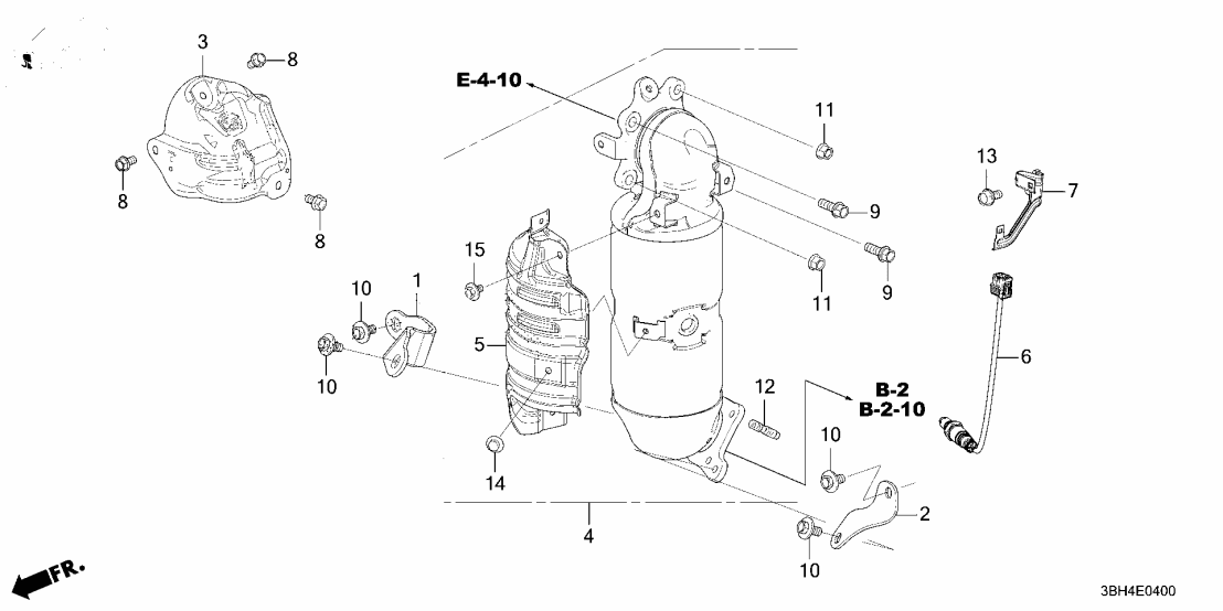 18150-6VJ-A00 Acura CONVERTER ASSY.