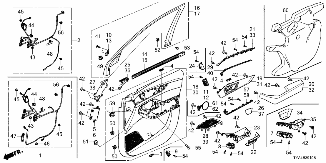 83551-TYA-A02ZB Acura Base Left, Front Nh900L