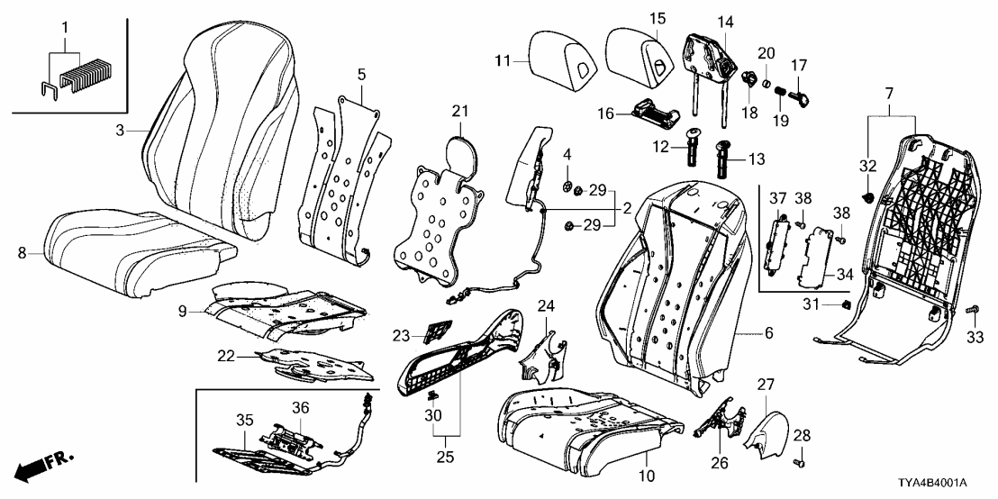 81198-TYB-A81 Acura Pump Assembly , Right Front