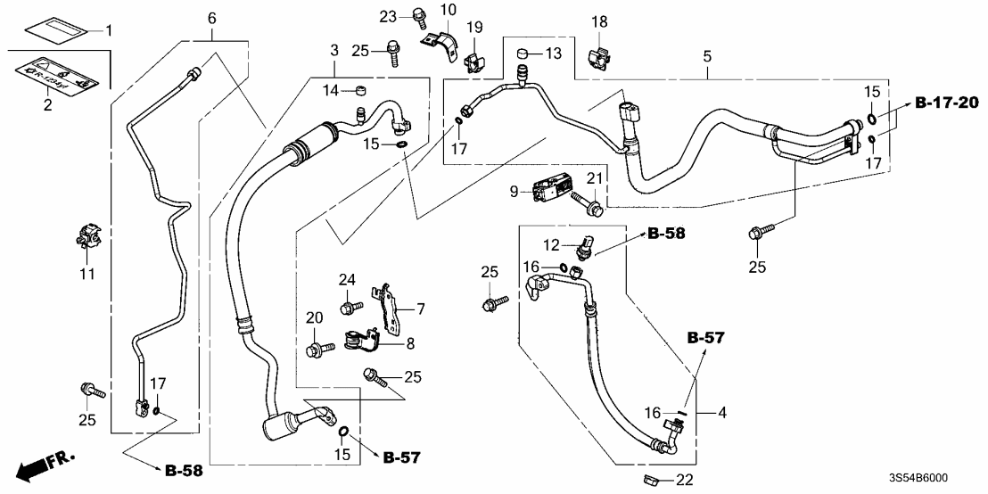 80363-T21-A01 Acura Clip, Receiver Pipe