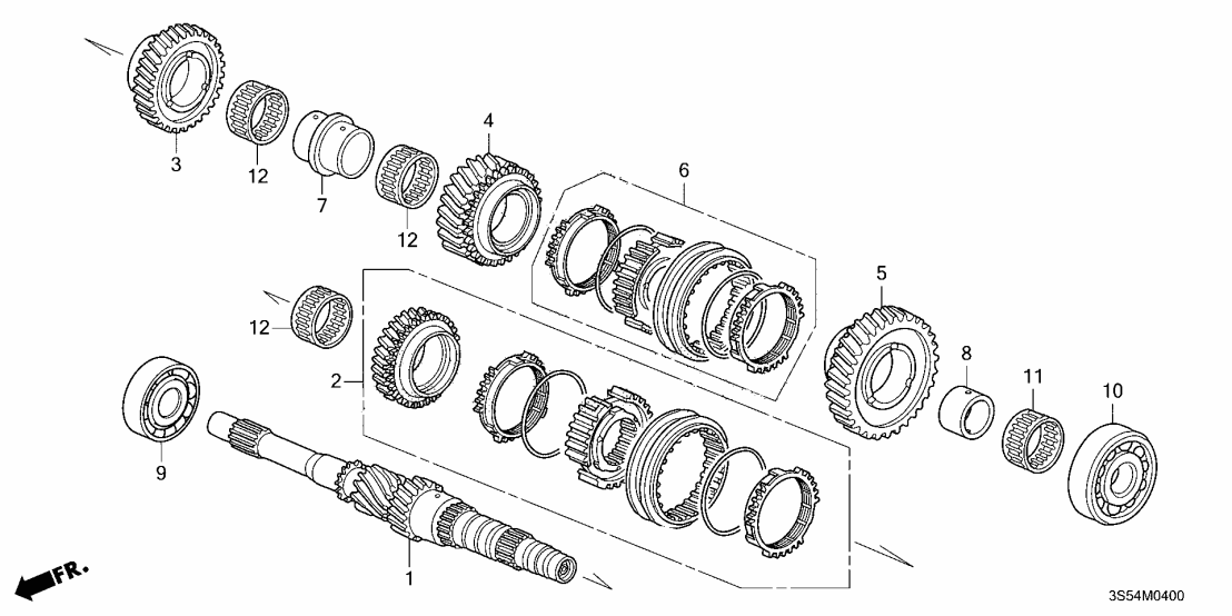 23590-5XL-000 Acura Gear