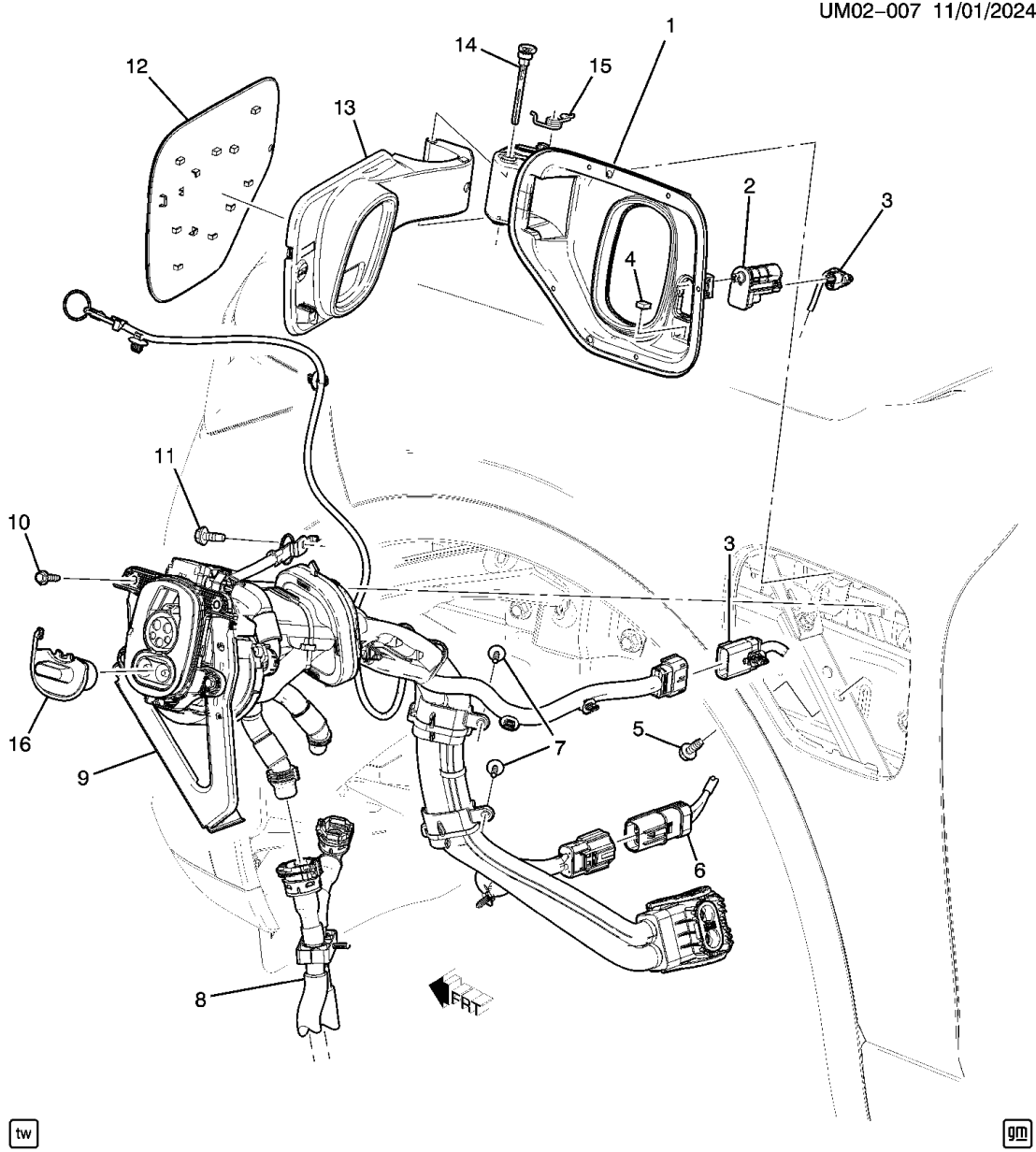 13559021 Genuine Acura ACTUATOR, PRT DOOR