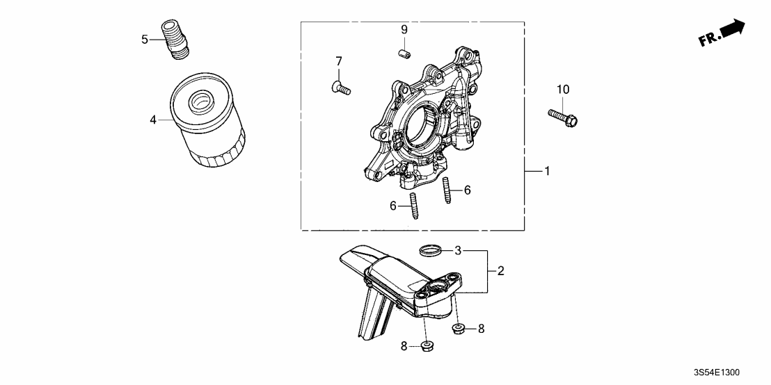 15220-59B-005 Acura Strainer, Oil