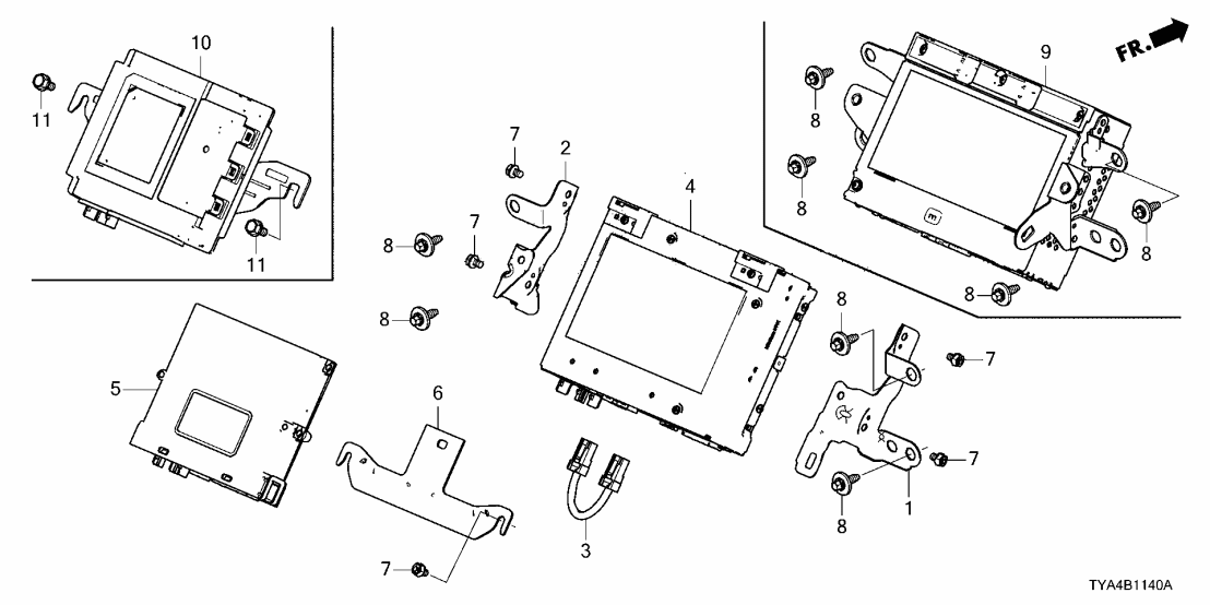 8A501-TYA-A21 Acura BOX ASSY.