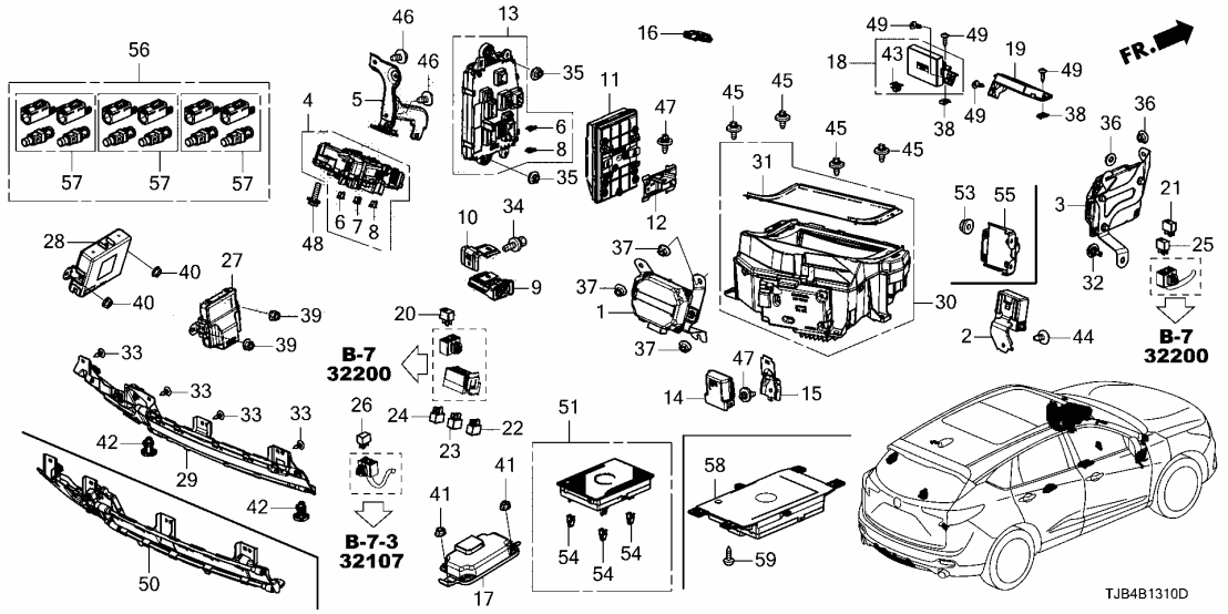 8A370-TJB-A03 Acura UNIT, WIRELESS