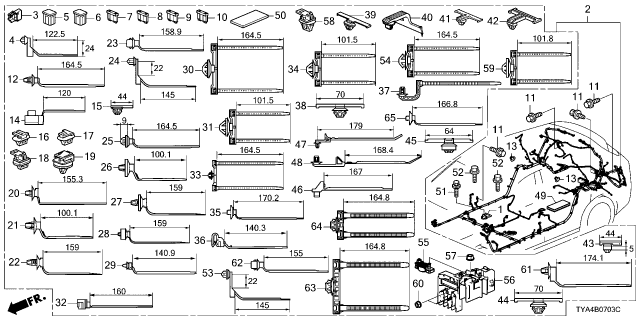 2025 Acura MDX 5 Door 10AT Wire Harness Diagram 4