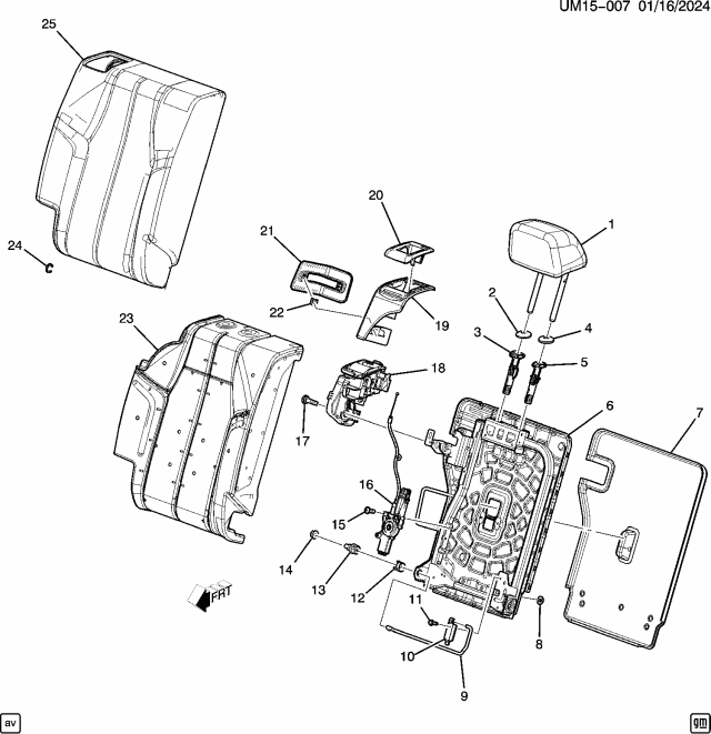 2024 Acura ZDX COVER, R. RR. *103H* Diagram for 85685263