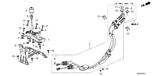 2026 Acura Integra Wire, Change Diagram for 54310-T60-A01