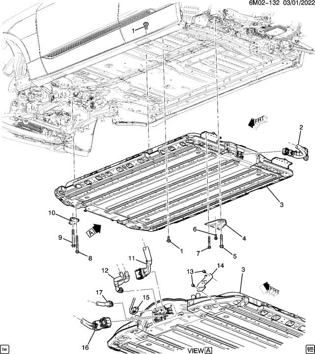 2024 Acura ZDX BRKT, R. RR. MNT BLT Diagram for 84975637