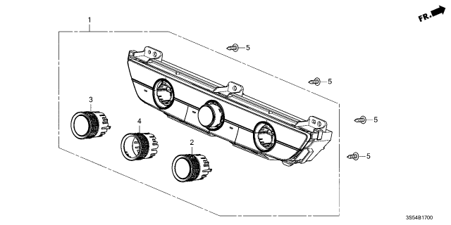 2026 Acura Integra SW *NH900L* Diagram for 79610-T56-C31ZA