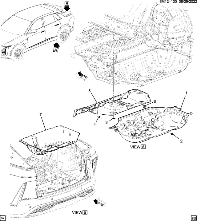 Insulators - Body-lower Underbody & Rear Compartment - 2024 Acura