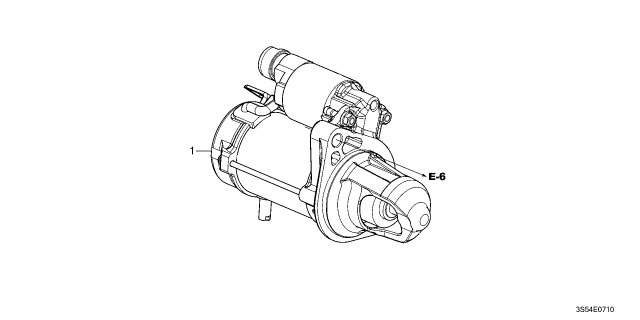2024 Acura Integra STARTER MOTOR ASSY. Diagram for 31200-5AG-Z01