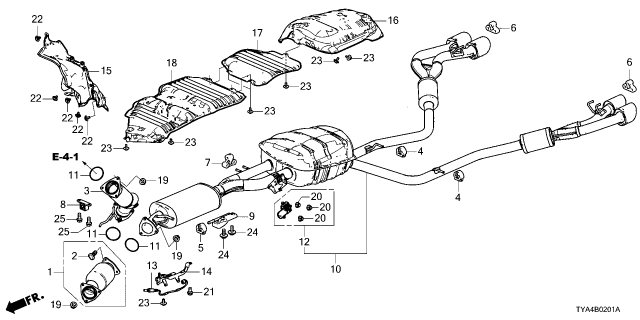 2022 Acura MDX Baffle, Dash (Lower) Diagram for 74600-TYB-A00