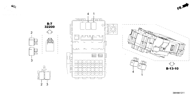 2025 Acura ADX 5 Door (AWD) CVT Control Unit (Cabin) Diagram 2