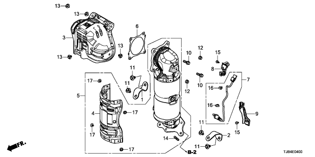 2024 Acura RDX CONVERTER ASSY., CC Diagram for 18150-5YF-A10