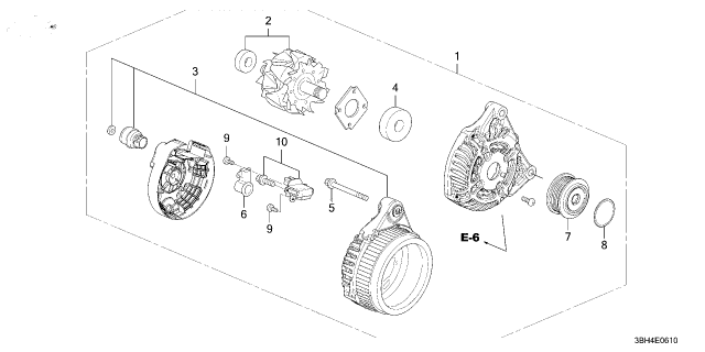 2025 Acura ADX REGULATOR ASSY. Diagram for 31150-6MD-A01
