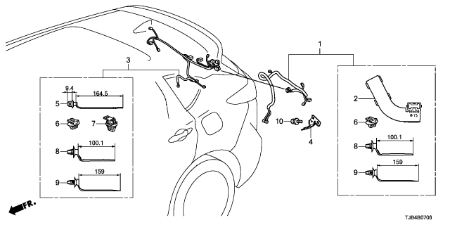 2022 Acura RDX 5 Door A-Spec 10AT Wire Harness Diagram 7