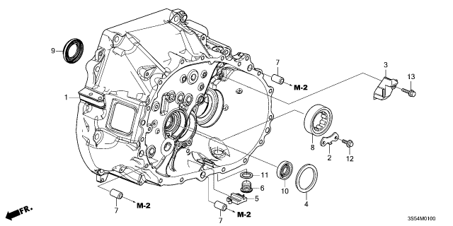 2024 Acura Integra Case, Clutch Diagram for 21000-5CC-000