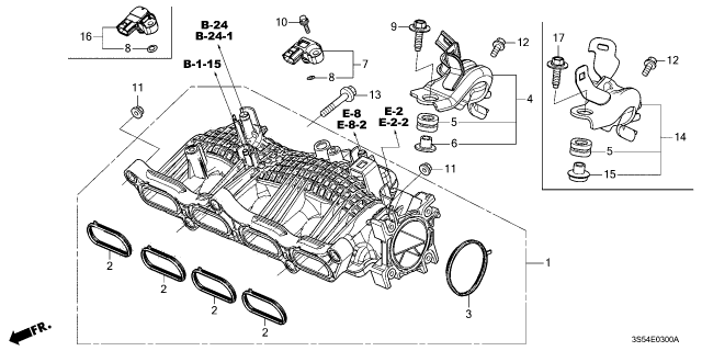 2023 Acura Integra Rubber Diagram for 17213-59B-000