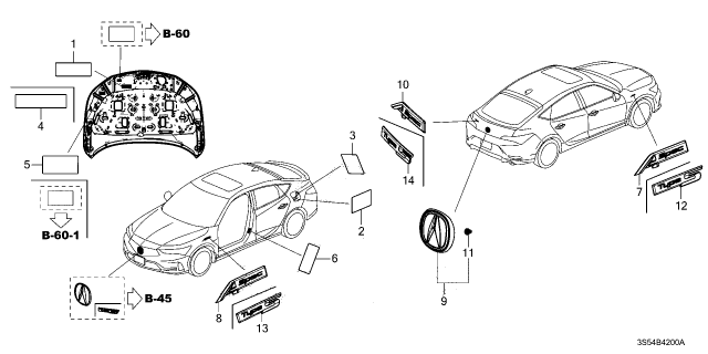 2026 Acura Integra Label, Oil Notice Diagram for 25618-5T0-000