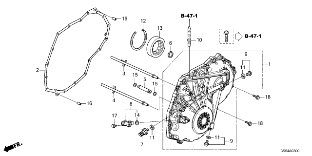 2025 Acura Integra Ring, Seal (22Mm) Diagram for 22812-5LJ-003