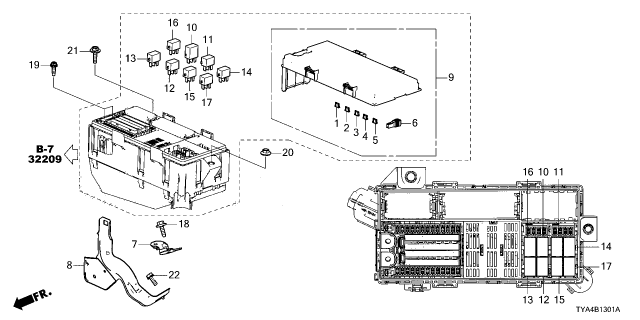 2025 Acura MDX 5 Door 10AT Control Unit (Engine Room) Diagram 2