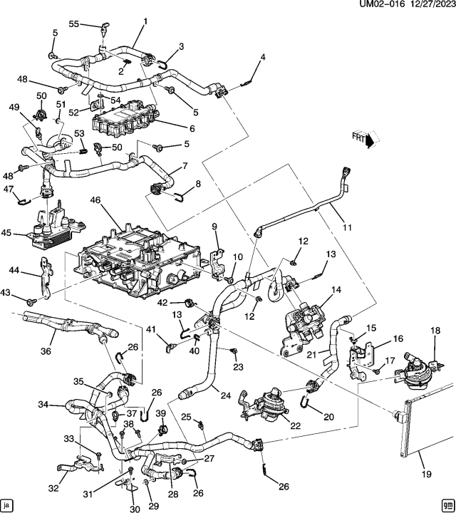 2024 Acura ZDX RETAINER, COOL HOSE Diagram for 84199164