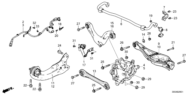 2024 Acura Integra Bolt, Flange (8X65) Diagram for 90120-TBA-A01