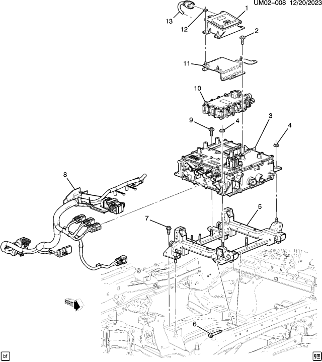 2024 Acura ZDX FRAME ASM-PWR ELEC C Diagram for 85647102