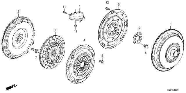 2026 Acura Integra Cover Diagram for 21351-6A7-000