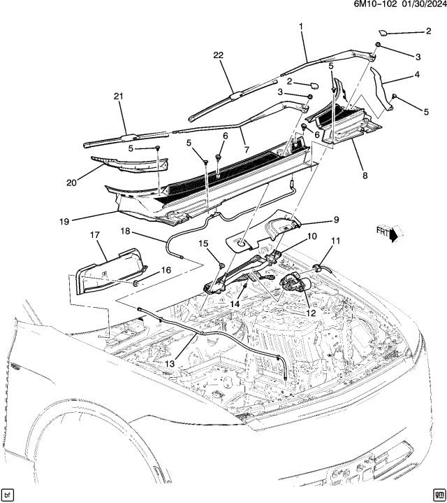 2024 Acura ZDX BLADE, R. Diagram for 84732990