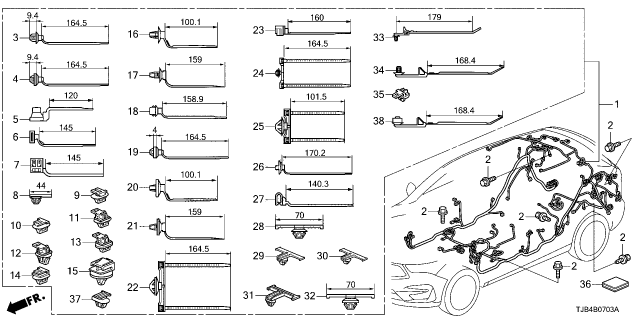 2022 Acura RDX 5 Door A-Spec 10AT Wire Harness Diagram 4