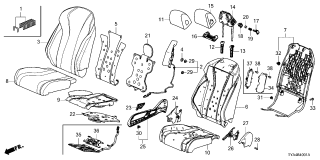 2025 Acura MDX Pump Assembly , Right Front Diagram for 81198-TYB-A81