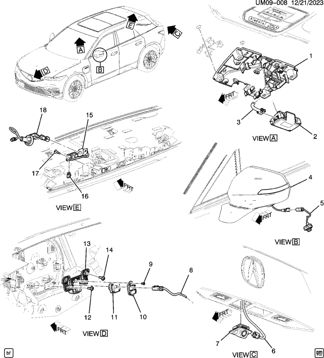 2024 Acura ZDX BRACKET ASM-FV DRVR Diagram for 85660358