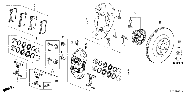 2023 Acura MDX Seal & Boot Set Diagram for 01463-TYB-A01