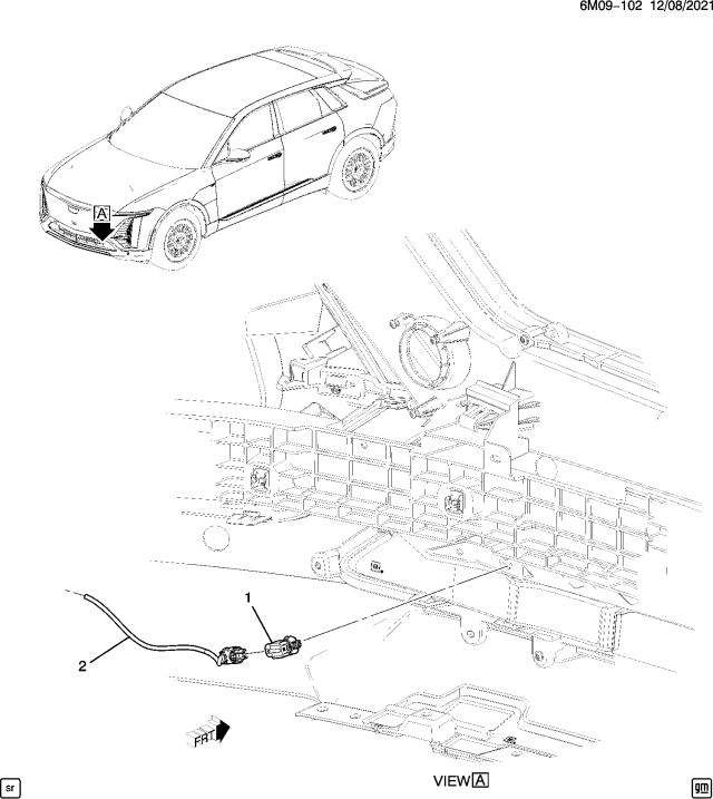 2024 Acura ZDX SENSOR Diagram for 13583411