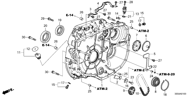 2024 Acura Integra CASE Diagram for 21111-6LP-000