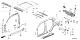 Diagram for Acura ADX Fuel Door - 63910-3BH-A00ZZ