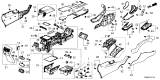 Diagram for Acura RDX Consoles - 83401-TJB-A21ZA