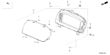 Diagram for Acura ADX Instrument Cluster - 78100-3BH-A53