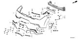 Diagram for 2026 Acura Integra Bumper - 04715-31M-A00ZZ
