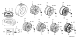 Diagram for 2022 Acura RDX Rims - 42800-TJB-A20