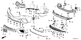 Diagram for 2026 Acura Integra Bumper - 04711-31M-A00ZZ