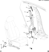 Diagram for 2024 Acura ZDX Seat Belt - 85719327
